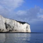 white cliffs of dover from the sea